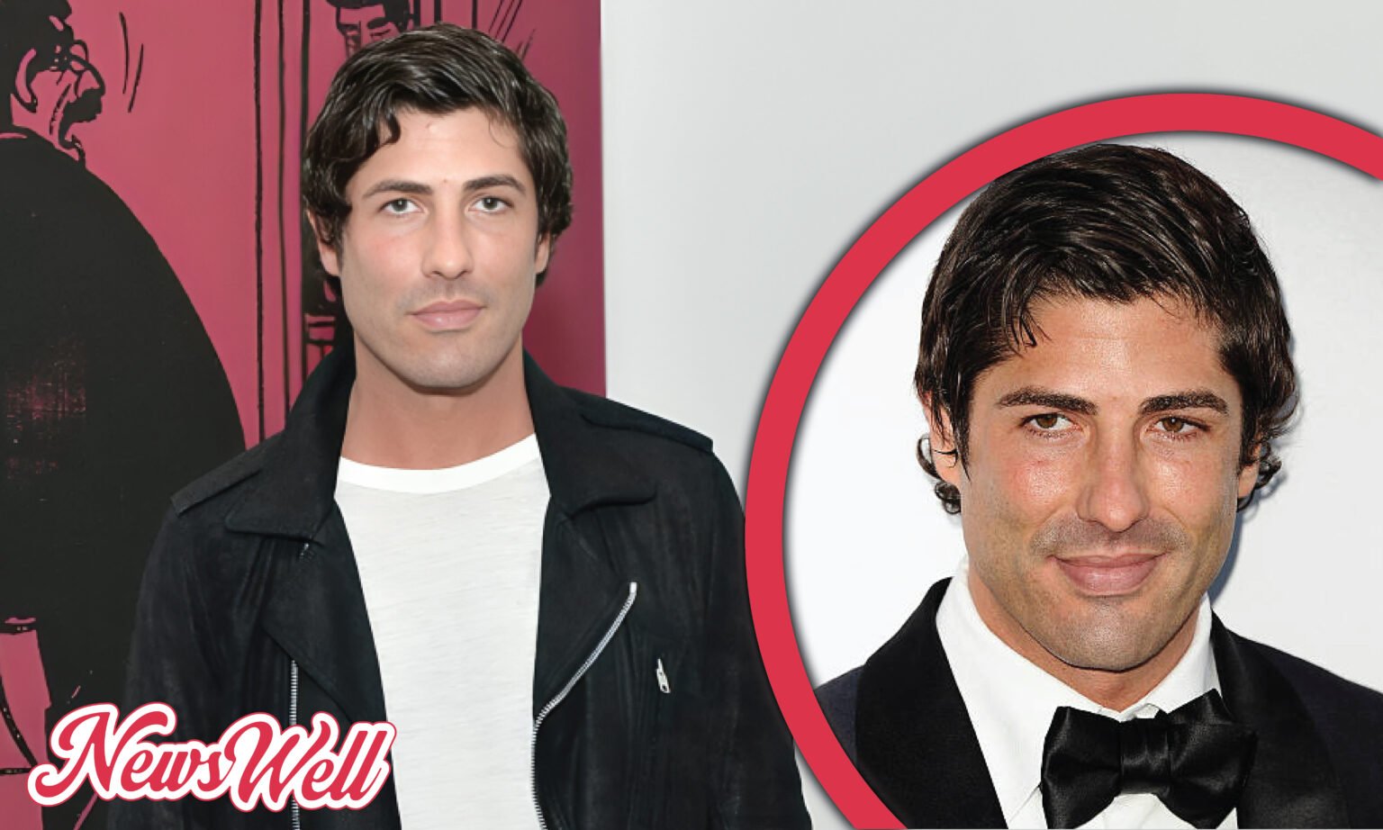 Brandon Davis Net Worth 2025 highlighted as he poses solo in a black jacket at a red carpet event