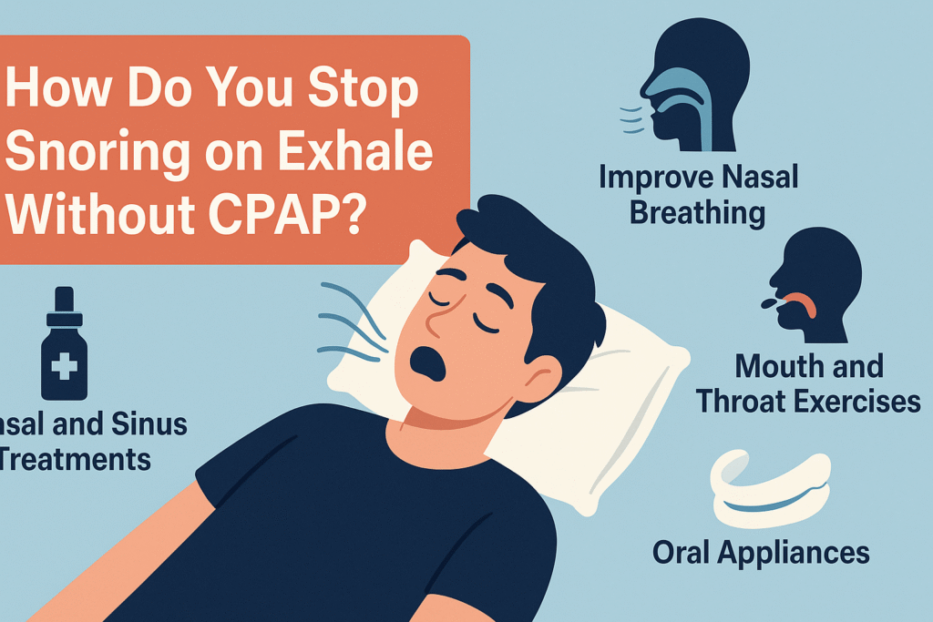 How Do You Stop Snoring on Exhale Without CPAP? Natural and Medical Options snoring on exhale