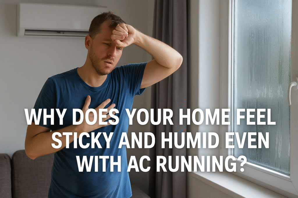 Why Does Your Home Feel Sticky and Humid Even With AC Running? Central Air conditioners