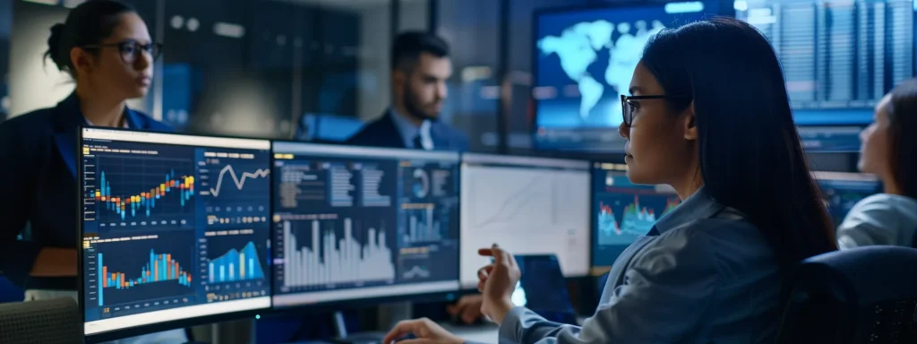 A team that knows how to use AI orchestration working at their workstations