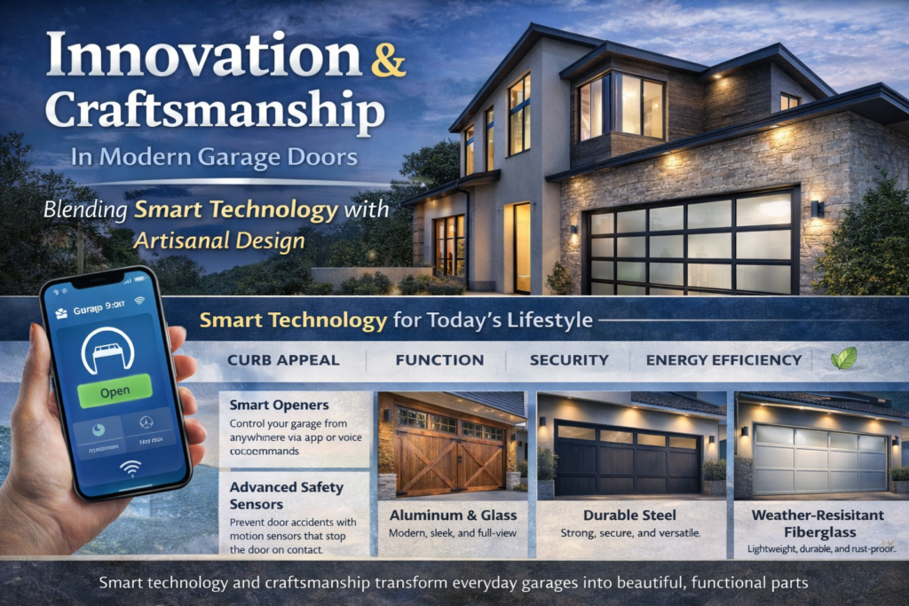 How Residential Garage Door Companies Use Innovation and Craftsmanship to Redefine Modern Home Design