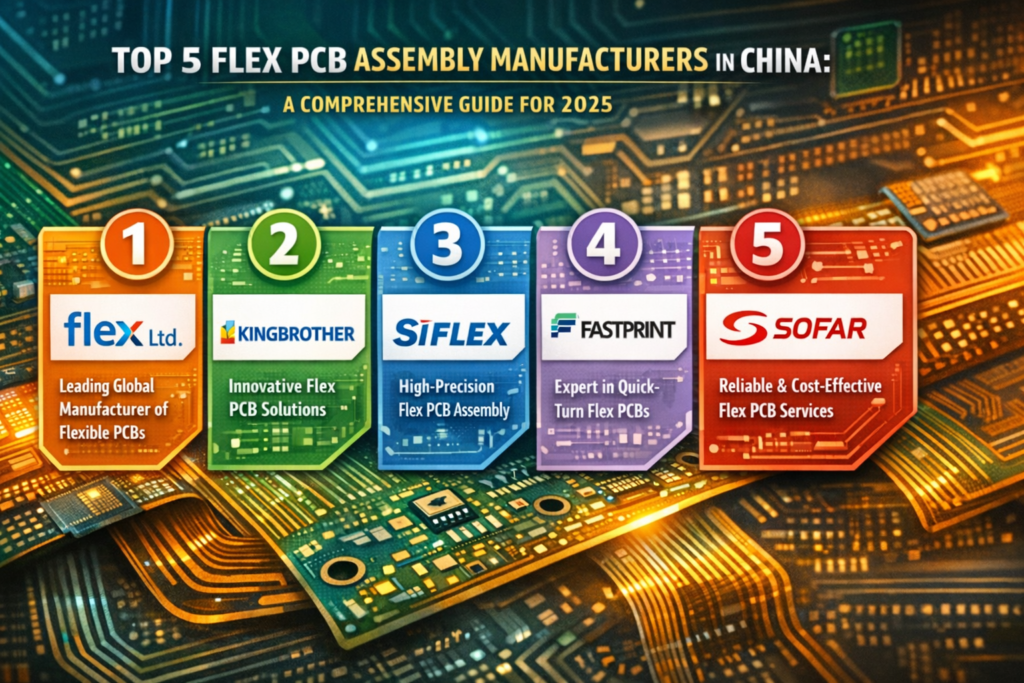 Top 5 Flex PCB Assembly Manufacturers in China: A Comprehensive Guide for 2025